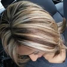 Blond met donkere highlights