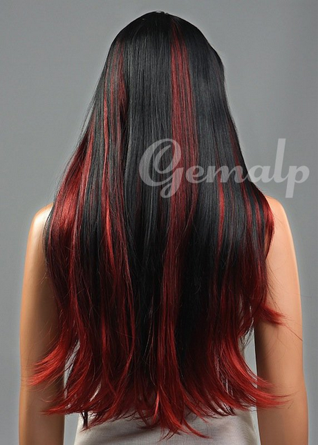 Zwart haar met rode highlights zwart-haar-met-rode-highlights-18_3