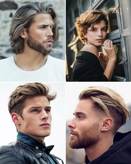 Mannen kapsels blond dun haar