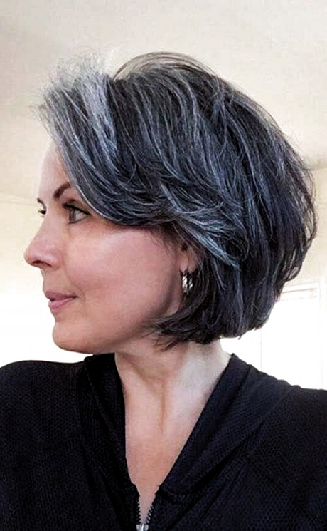 Grijs haar halflang grijs-haar-halflang-37