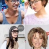 Korte kapsels 2023 dames 50 met bril