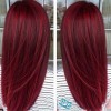 Kapsels rood haar lang